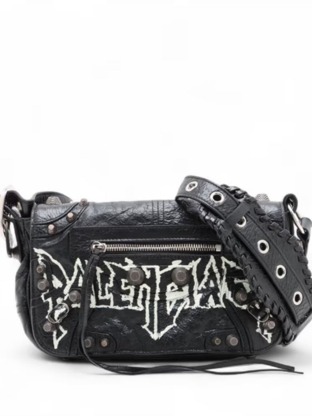 Balenciaga Le Cagole XS Leather Shoulder Bag Black